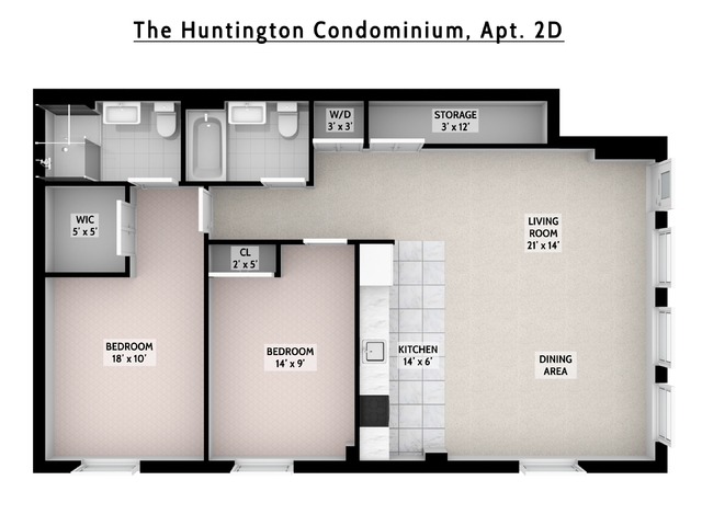 40 Huntington Street, 2D