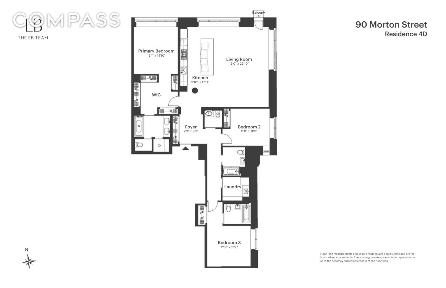 90 Morton St, APT 4D
