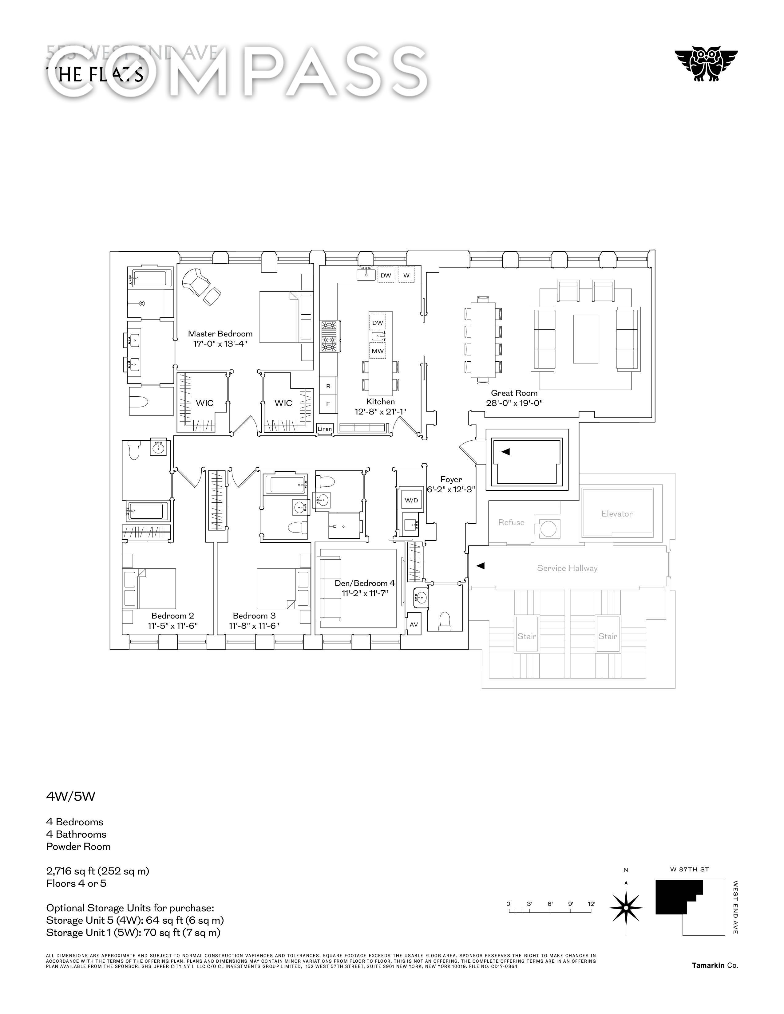 555 W End Ave, # 4W