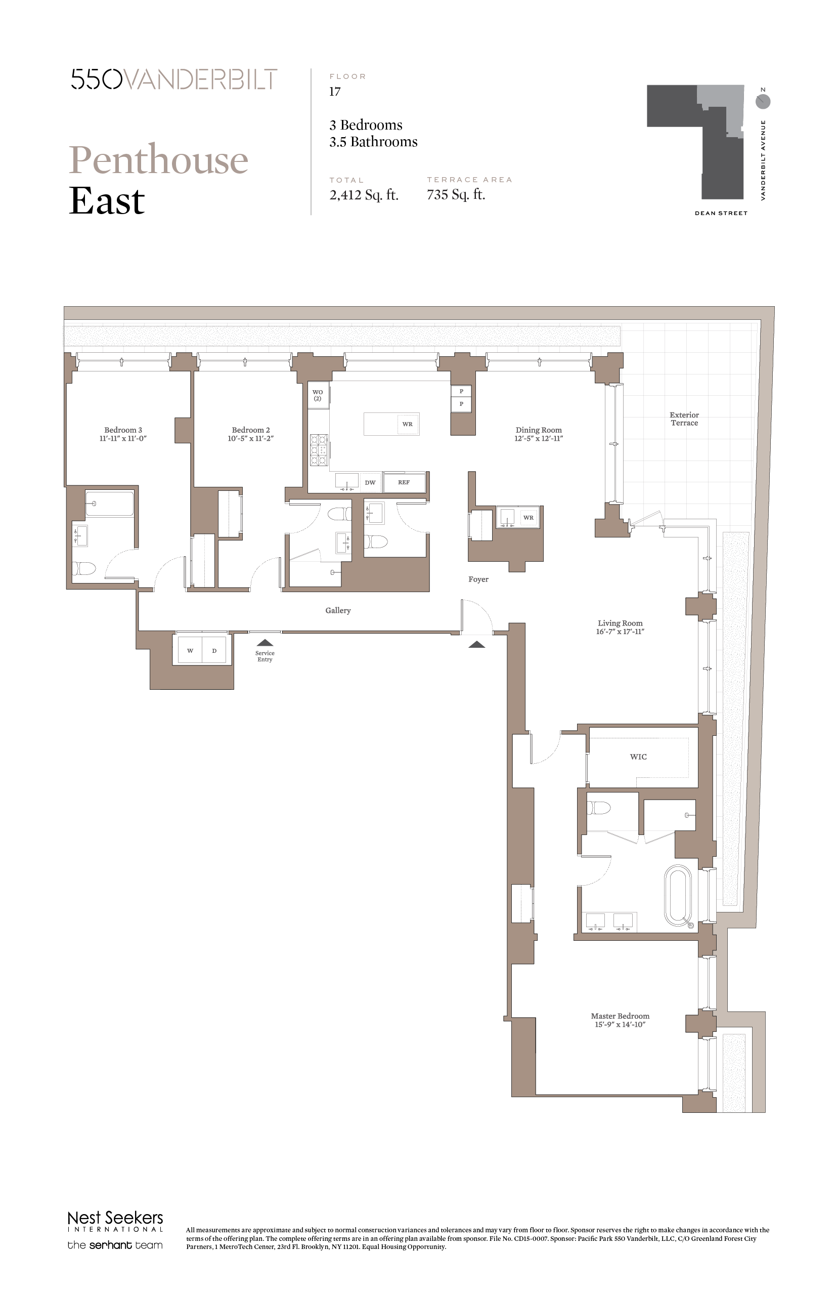 550 Vanderbilt Ave, # PHE