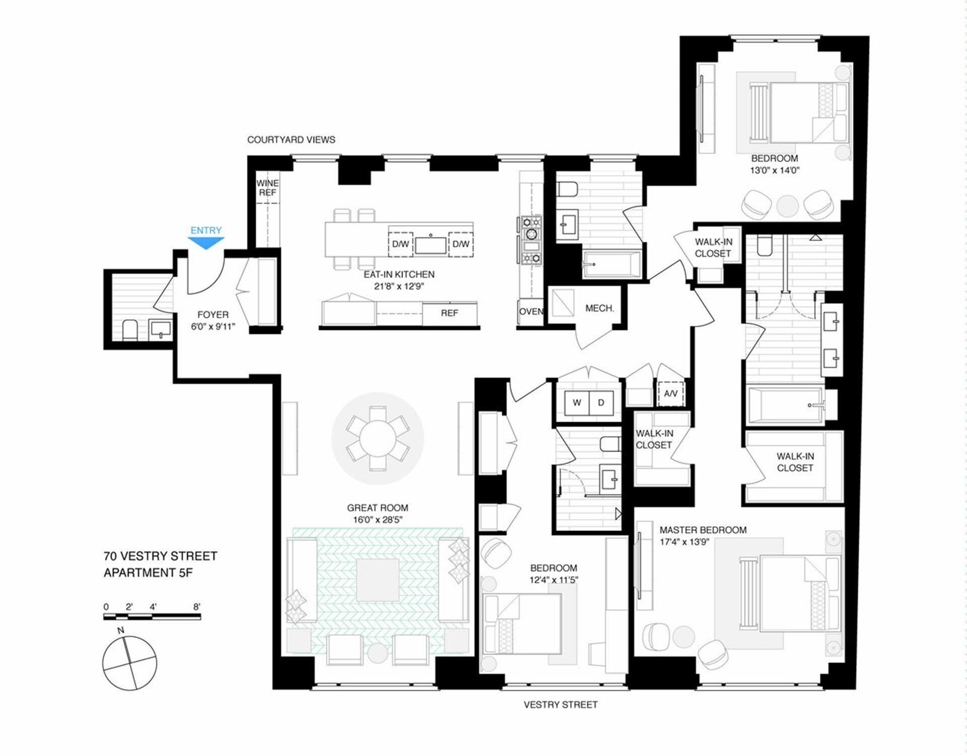 70 Vestry St, # 5F