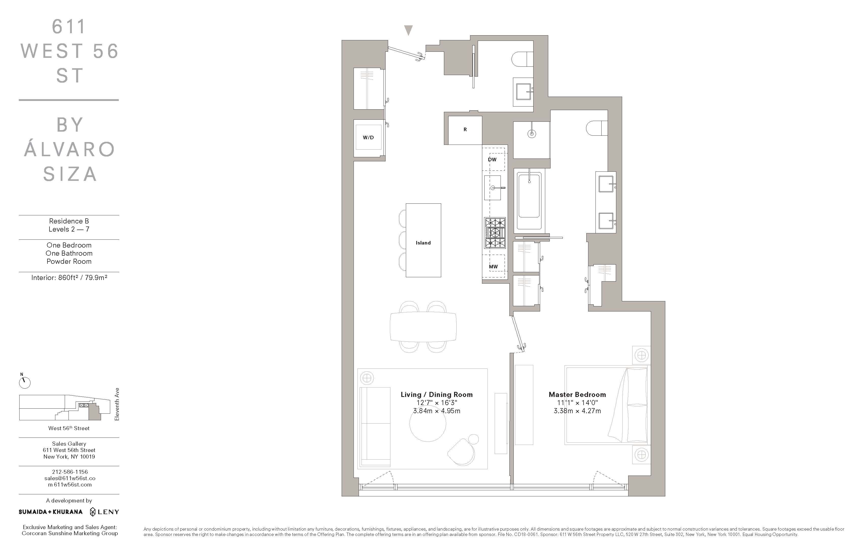 611 W 56th St, # 3B