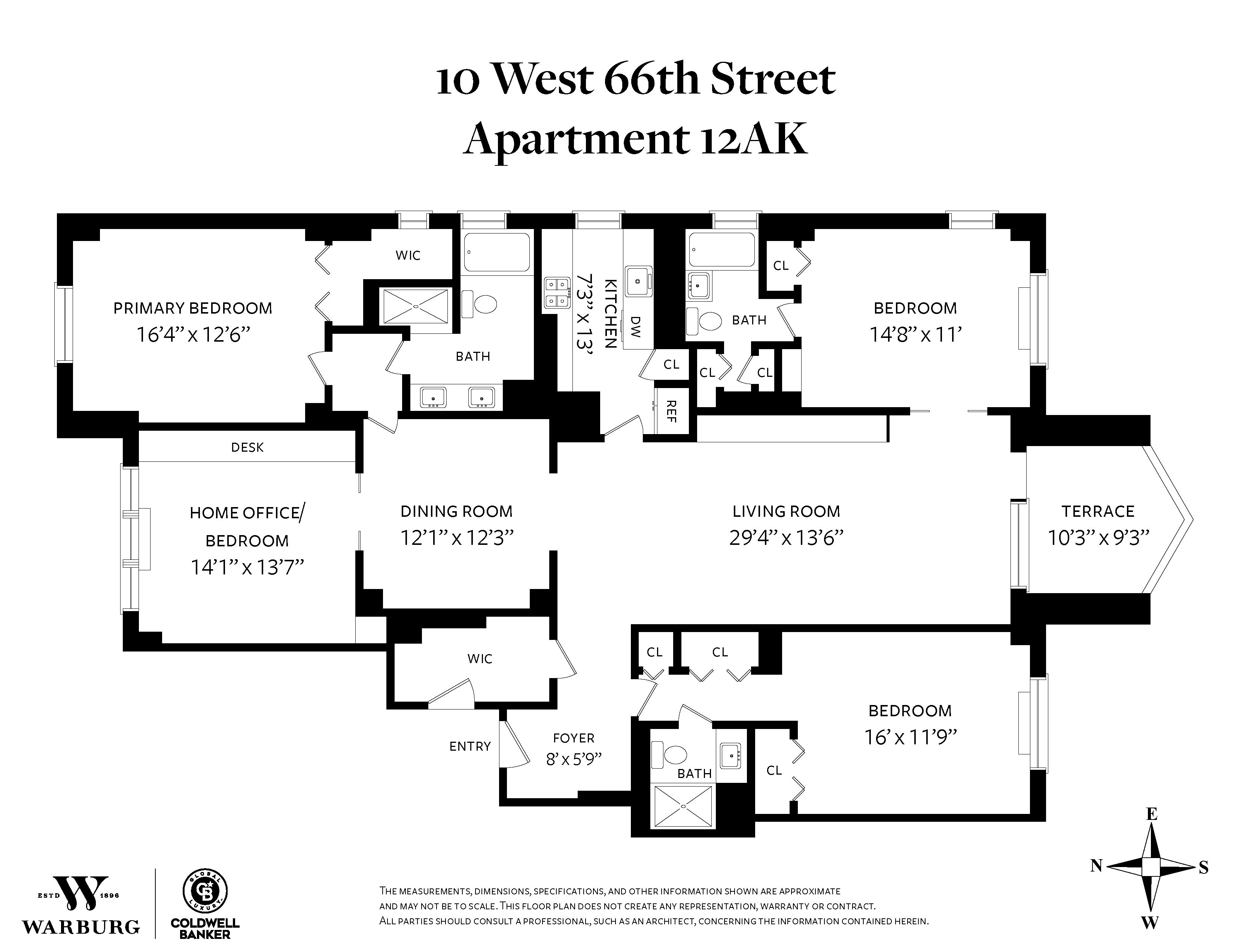 10 West 66th Street, Apt 12AK, Lincoln Square, NY 10023 WR3785121