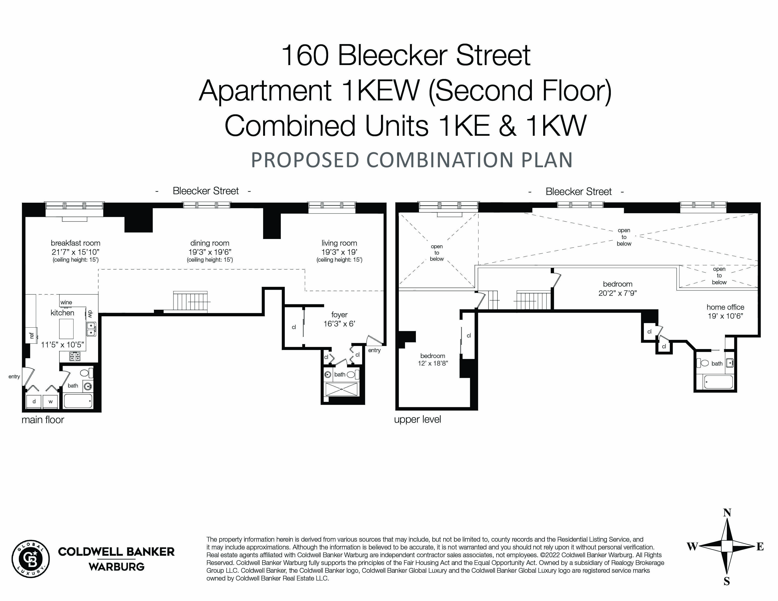 160 Bleecker Street, Apt 1KE, Greenwich Village, NY 10012 WR7550969