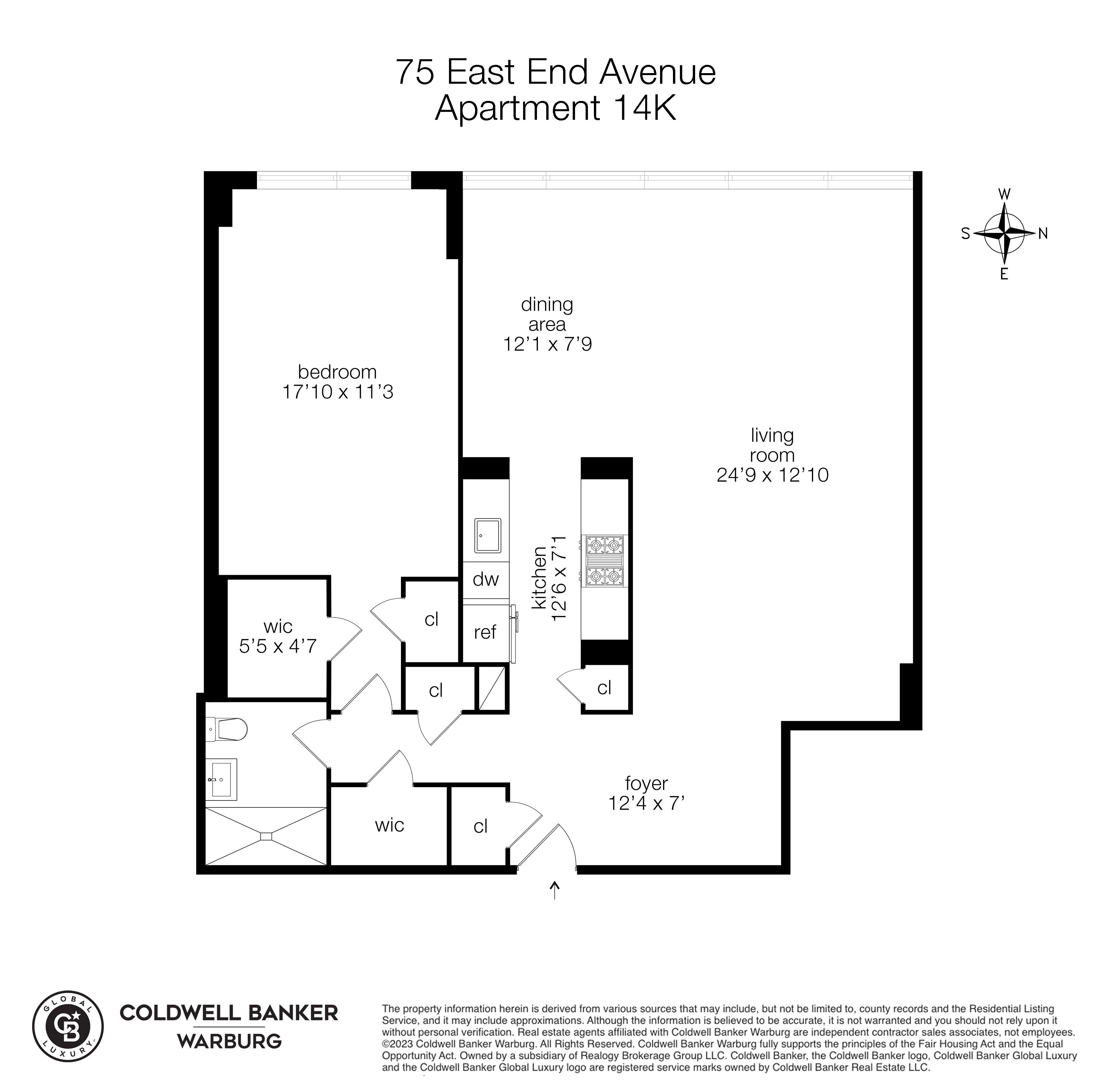 75 East End Avenue, Apt 14K, Yorkville, NY 10028 WR7741862